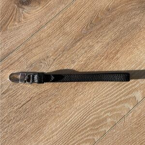 Montblanc Black Leather Keychain